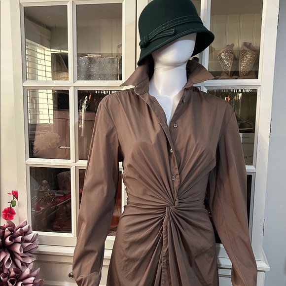 Michael Kors Dresses & Skirts - Michael Kors Taupe Long Sleeve Dress